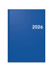 BRUNNEN Buchkalender 795 A5 1 Tag/Seite Balacron-Einband blau 2026