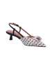 Tamaris Slingpumps in BLACK COMB