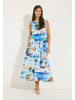 More & More sommerliches Coastal-Print-Blusentop in summer print