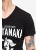 Akito Tanaka Akito Tanaka T-Shirt mit Frontprint Gladiator Fighters in schwarz
