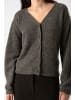 Soaked in Luxury Strickjacke SLHedaya Gerade Passform in Grey Melange