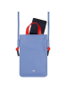DuDu Faro Handytasche Leder 13 cm pastellblau
