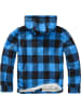 Brandit Jacke "Lumber Jacket Hooded" in Blau