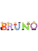 Playshoes Deko-Buchstaben "BRUNO" in bunt