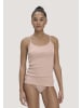 Hessnatur Spaghetti Top Fitted 2er-Set in cremerosa