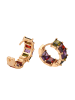 NAEMI Women Earrings in Rose Gold Multicolor