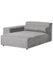 Beliani Chaiselongue HELLNAR in Grau - (W) 102 x (H) 70 x (L) 176 cm rechtsseitig