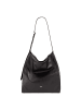 DuDu Up Schultertasche Leder 32 cm black nude