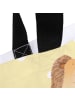 Mr. & Mrs. Panda Tote Bag Igel Grillen mit Spruch in Gelb Pastell