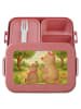Mr. & Mrs. Panda MEPAL Bentobox Bär Kind Design ohne Spruch in Rot Pastell