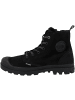 Palladium Schnürboots Pampa Hi Zip WL Leather in schwarz