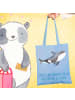Mr. & Mrs. Panda Tote Bag Fehler lernen wachsen mit Spruch in Sky Blue
