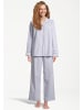 Seidensticker Pyjama Web in Zen Blue