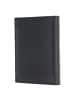 oxmox Leather Geldbörse RFID Schutz Leder 13 cm in schwarz-windrose 2.0