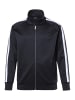 JP1880 Sweatjacke in schwarz