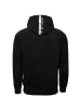 Champion Sweatshirt Hooded Half Zip in schwarz