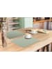 OnlyWow Platzset - Tischset (6-teilig) Salbeigrün, abwaschbar