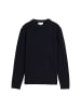 Tom Tailor Pullover in knitted navy melange