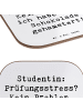 Mr. & Mrs. Panda Untersetzer Gläser Spruch Studentin Schokoladen... in Weiß