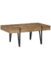 HOMCOM Couchtisch in Naturholz 105L x 60B x 42H cm