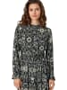 Noa Noa Langes Kleid LouiseNN in Print Black-Offwhite