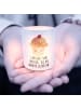 Mr. & Mrs. Panda Laterne Teelicht Cupcake mit Spruch in Transparent