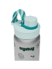 Ergobag Edelstahl Trinkflasche Blumen in blau