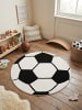 KADIMA DESIGN Kinderteppich Kinder-Motiv Kinderzimmer pflegeleicht Motiv in Schwarz-Weiß