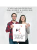 Mr. & Mrs. Panda Poster Storch mit Spruch in Weiß