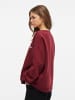 Vila Sweatshirt in Cabernet