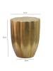 FineBuy Beistelltisch in Gold / Aluminium / 41x41x50