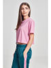 Urban Classics Cropped T-Shirts in coolpink