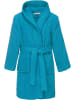 REDBEST Frottier Kinder-Bademantel mit Kapuze Chicago in türkis