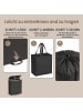 SONGMICS Flaschenkorb Roxanne in Schwarz - (B)38.5 x (H)70.5 x (T)52.5 cm