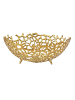 FineBuy Tischdekoration in Gold / Aluminium / 46x46x19