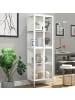 ebuy24 Vitrinenschrank FlokaXXL weiß Weiß 60 x 35 cm