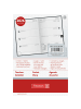 BRUNNEN Taschenkalender 723 7,6x11,2cm 1 Woche/2 Seiten Leder schwarz 2026