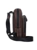 Piquadro Harper Umhängetasche Leder 18 cm in dark brown