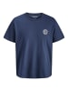 JACK & JONES PLUS T-shirt in Navy Blazer