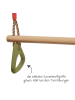 small foot Trapezstange mit Turnringen - Natur in brown