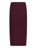 Betty Barclay Strickrock mit Seitenschlitzen in Dark Aubergine