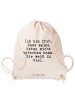 Mr. & Mrs. Panda Gym Bag Ich bin froh, dass... mit Spruch in Creme