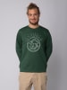 wat? Apparel Sweatshirt Natur ist schön in Bottle Green