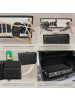 tectake 2 Zonen Massageliege-Set Suman 187 x 59 x 65,50 cm, schwarz