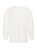 Kaffe Langarm-Bluse KAtio Regular fit in Chalk
