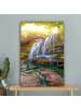 MuchoWow Leinwand bilder Sonniger Wasserfall (BxH)