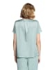 Betty Barclay Satin-Bluse kurzarm in Gray Mist