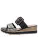 remonte Sandalen in schwarz-crema/schwarz