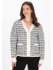 usha BLACK LABEL Women Cardigan in offwhite check