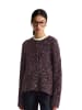 Marc O'Polo DENIM Tweed-Cardigan relaxed in Mahagony Jam